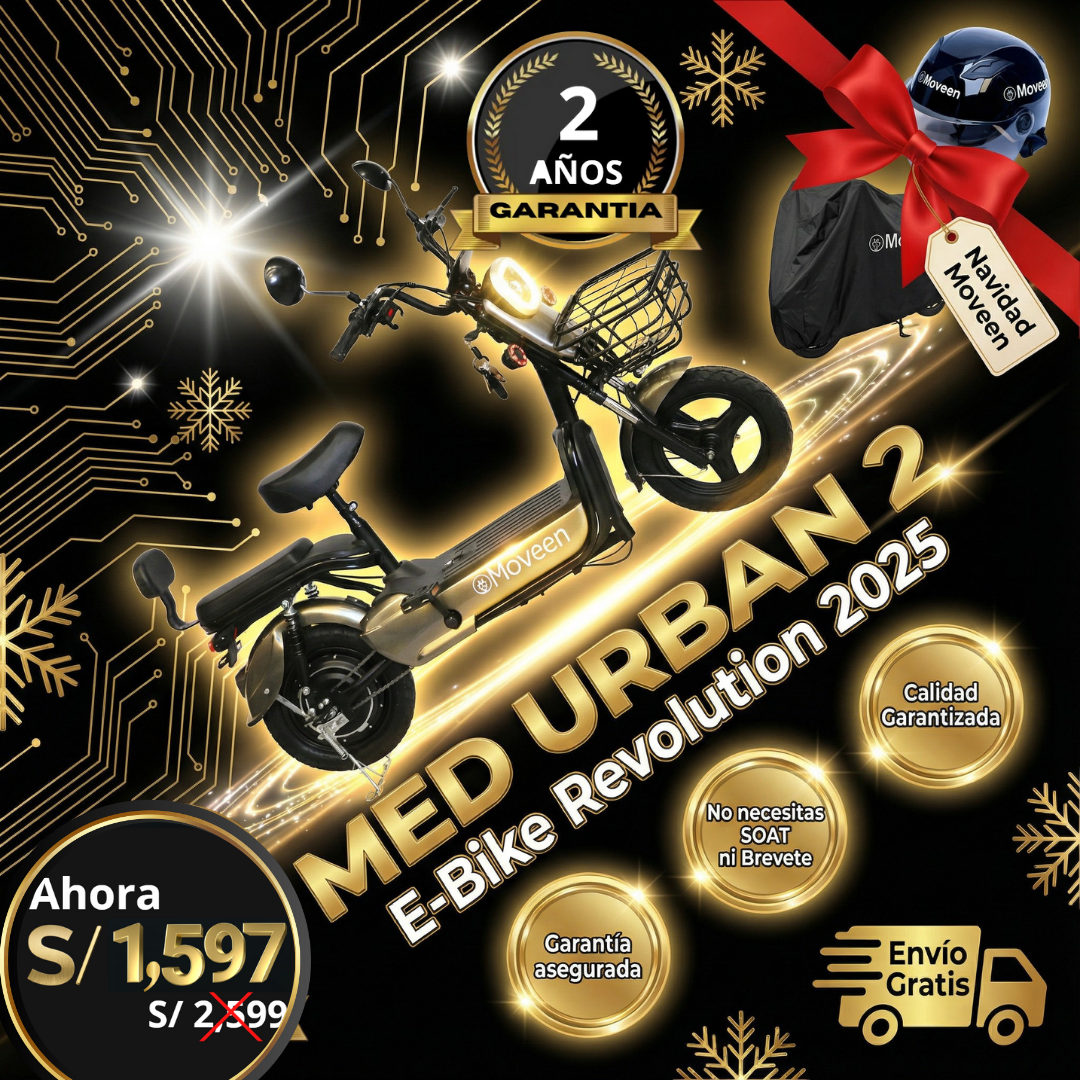 E-Bike Revolution MED URBAN 2 – Full Equipada campaña navideña 2025