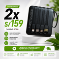 "Mini banco de energía portatil 20000 mAh"