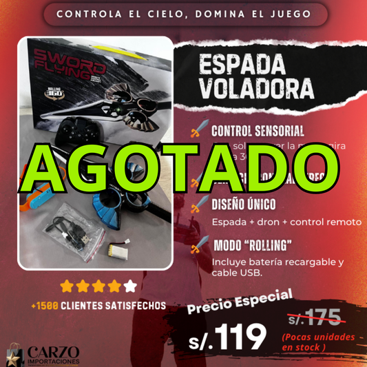 ESPADA VOLADORA A CONTROL REMOTO